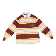 Vintage Layola University Chicago Woman’s Rugby Polo Classic Stripe Shirt Unisex