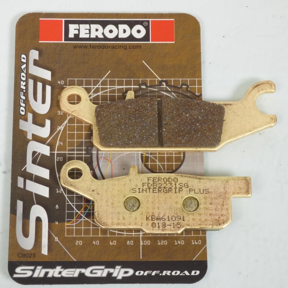 Plaquette de frein Ferodo évite le sifflement sur quad Yamaha 700 YFM 2018