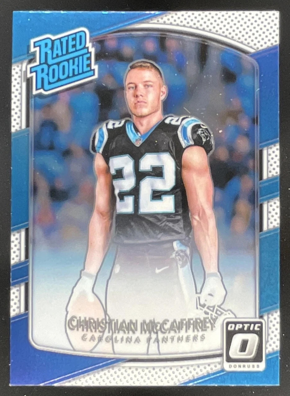 2017 Panini Donruss Optic #168 Christian McCaffrey RC Rated Rookie