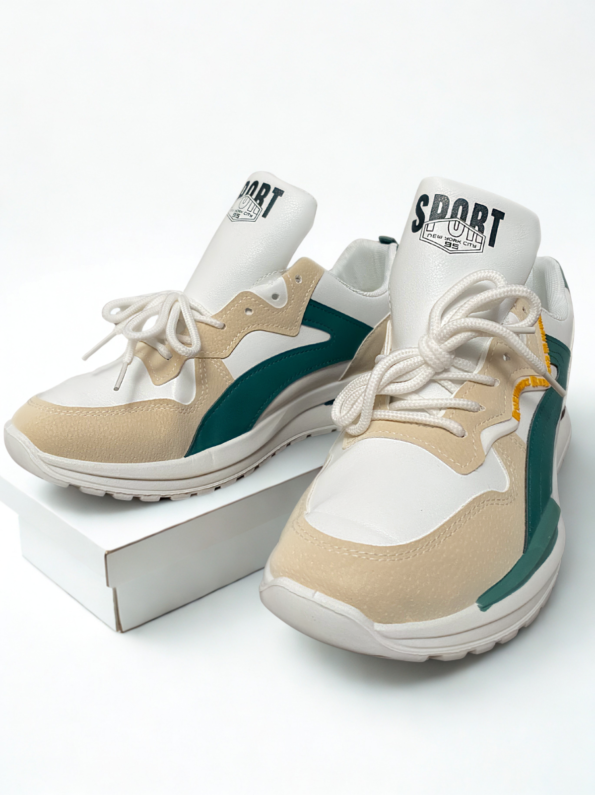 Men's Summer Breathable 2024 New White All Sports Leisure Running Shoes