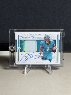 Panini 2023 National Treasures Travis Etienne Jr. #MTS-TEJ Jaguars /25