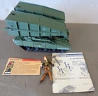 1984 Hasbro G I Joe Toss 'N Cross Bridge Layer W/ Tollbooth Instruc. & File Card