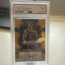 2022-23 Panini Select - Signatures Tyrese Haliburton #S-TYH Gold Prizm /10 POP 2