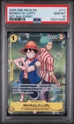 One Piece CCG Monkey.D.Luffy OP10 Set Sail Event #111 PSA 10