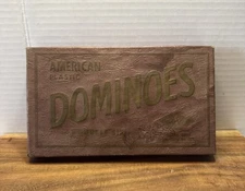 VTG 1960 Hal-sam Set 660 American Plastic 28 Pc Dominoes Double Six