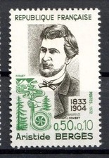 FRANCE 1972 timbre 1707, ARISTIDE BERGES, neuf**