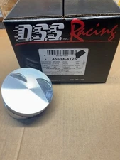 427W Cleveland/Boss Forged -3cc Flat Top DSS Racing GSX pistons. 4.125" Bore