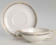 Syracuse Mistic Blue Cream Soup & Saucer 2393112