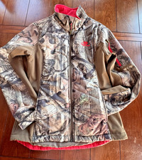Mossy Oak Camo Jacket Women  s Medium 38-40 Break-Up Infinity Full Zip Softshell