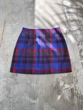 The Limited America Mini Skirt Vintage Wool Blend, Size 4, Plaid
