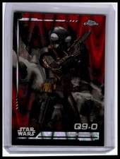 2024 Topps Chrome Star Wars 61 Q9-0 Red Blaster Raywave Refractor