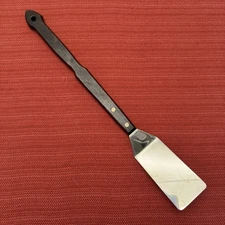 RARE Vintage Robinson Knife Co USA Stainless 16" Spatula Long Dark Wood Handle