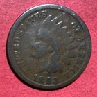 1883 US Indian Head Cent! Good! Old US Coin!