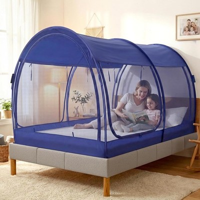   Bed Tent Dream Tent Bed Canopy Shelter Cabin Sleeping Tent Indoor Pop Up  Warm