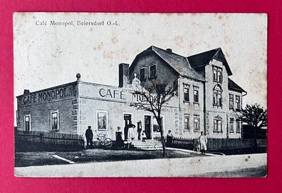 AK BEIERSDORF Oberlausitz 1918 Café Monopol     ( 168950
