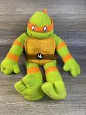 TMNT Teenage Mutant Ninja Turtles Michaelangelo Viacom 2014 Plush Stuffed 24  