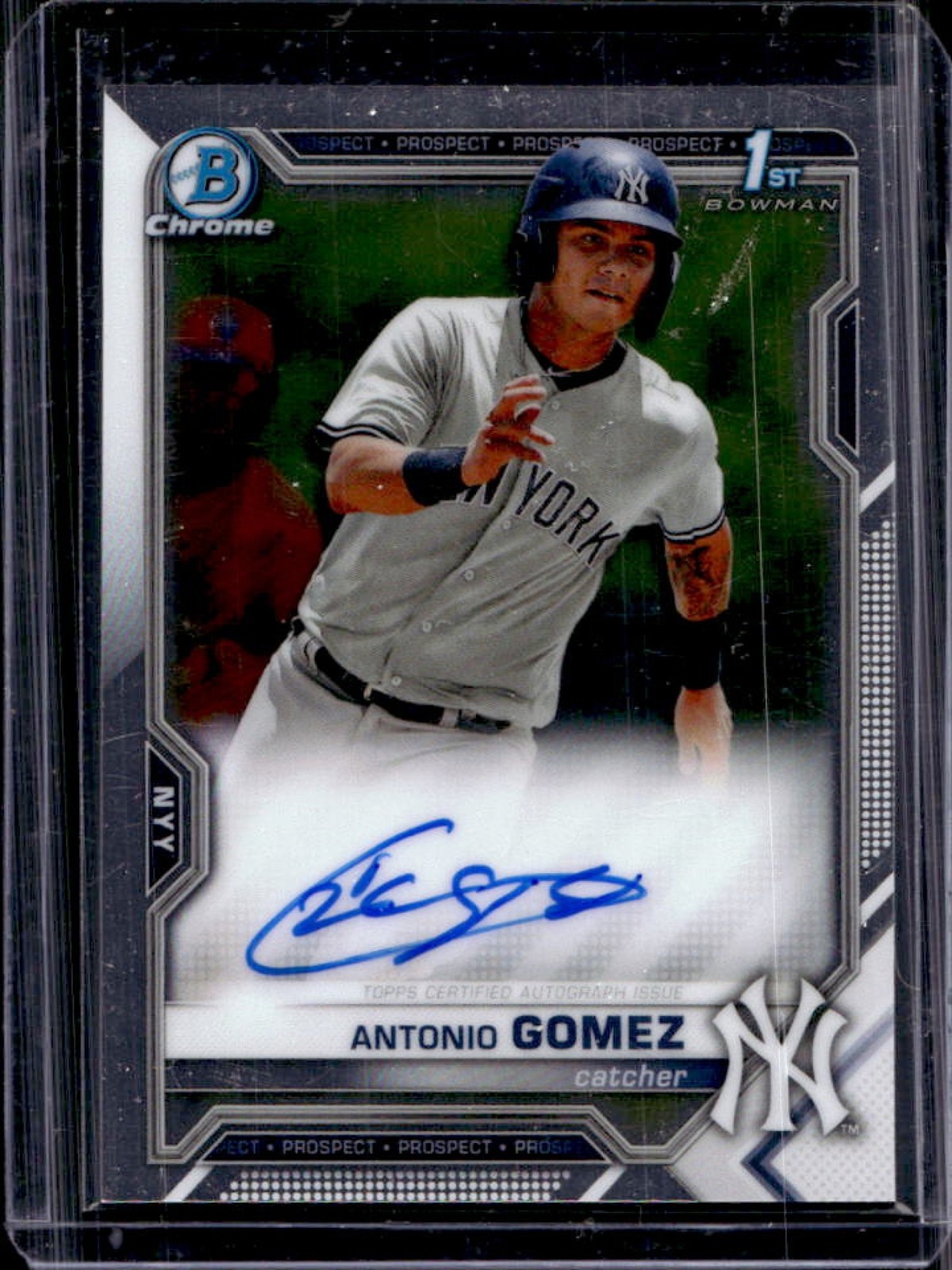 2021 Bowman Antonio Gomez Chrome Auto 1st #CPA-AGO Yankees