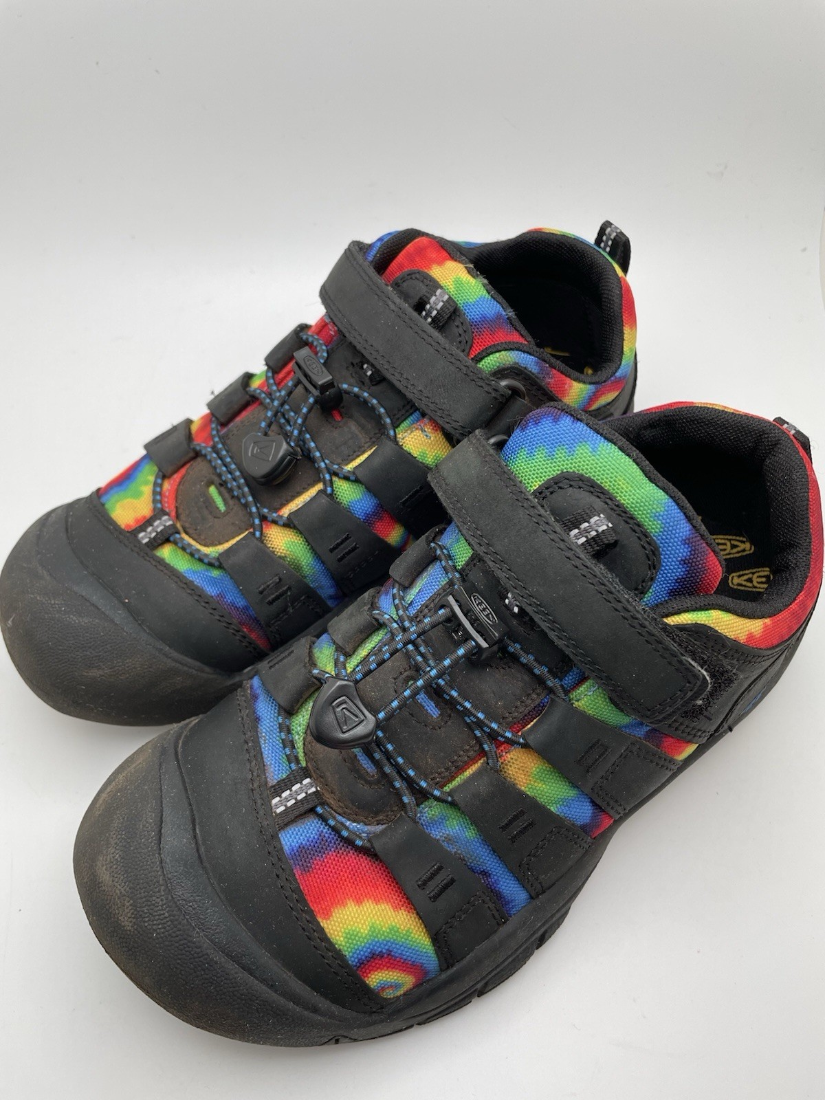 Scarpe Keen bambini giovani 3 Newport Tye Die Rainbow Pride scarpa da trekking