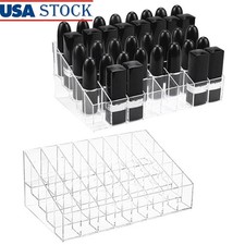 Acrylic Lipstick Organizer 40 Slot Makeup Display Storage Case Durable  Stylish