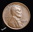 ✅  1936-P  Lincoln Wheat Cent - AU