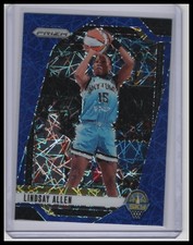 2024 Panini Prizm WNBA #107 Lindsay Allen Blue Velocity Prizms