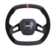 Grant Products 686 C8 Performance Steering Wheel - Orange Center Stripe