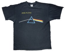 Vintage Y2K Pink Floyd Dark Side Of The Moon T Shirt Men's Large Black Album