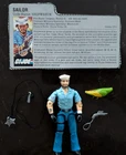 GI JOE Shipwreck, 100% Complete, RARE Gray Bio Card, 1985 Vintage Hasbro