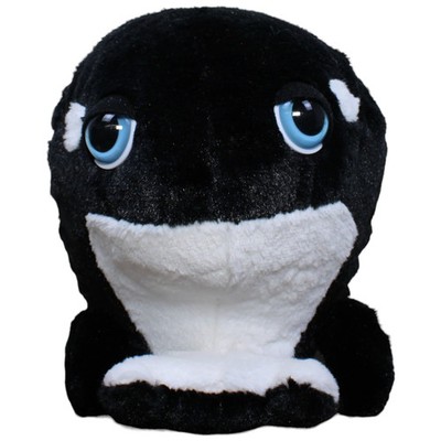 TCC Global Schwertwal Orca Kuscheltier Plüschtier 20 cm Schwarz