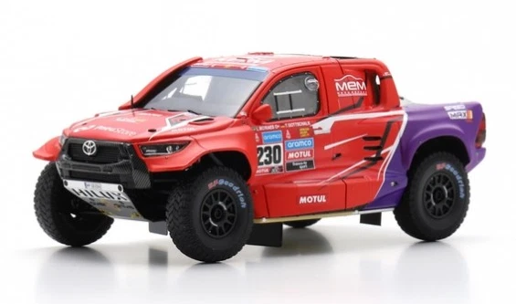 SPARK - TOYOTA HILUX #230 3° Rallye Dakar 2023 L.MORAES-T.GOTTSCHALK - 1/43 -... - Immagine 2 di 3