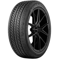 22545r17 Yokohama Advan Sport As 94w Xl Black Wall Tire