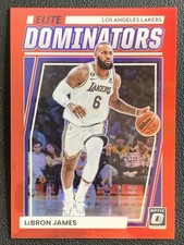 Lebron James 2022-23 Panini Donruss Optic Elite Dominators Red /99 #22