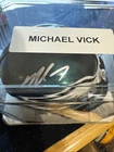 Michael Vick Philadelphia Eagles Autographed Riddell Football Mini Helmet COA