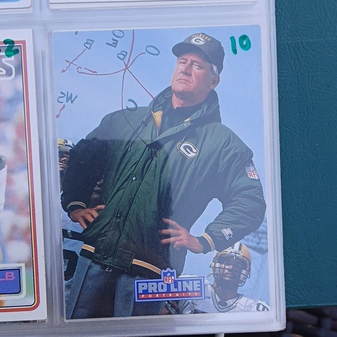 Pro Line Portraits 1990 Lindy Infante Green Bay Packers Auto #160