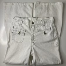 Vintage Levi s White Tab High Waisted Bell Bottoms 1970s Denim Jeans