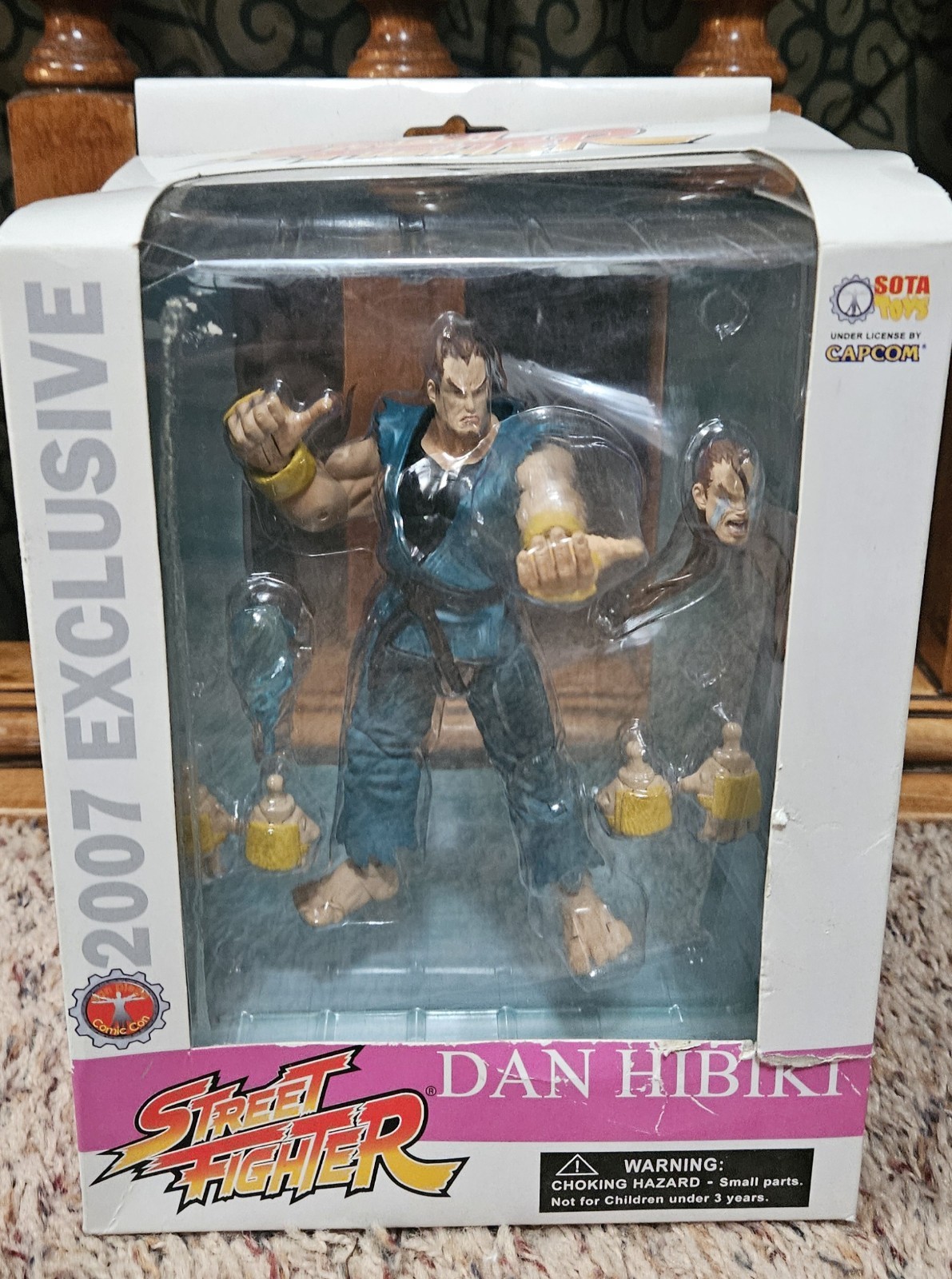 STREET FIGHTER DAN HIBIKI SOTA TOYS SDCC 2007 EXCLUSIVE!!