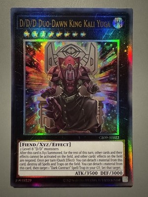 YUGIOH D/D/D DUO-DAWN KING KALI YUGA ASIA ENGLISH CR09-AE022 ULTIMATE RARE