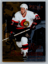 Daniel Alfredsson 1995-96 Select Certified Rookie Card #122 NHL RC. rookie card picture