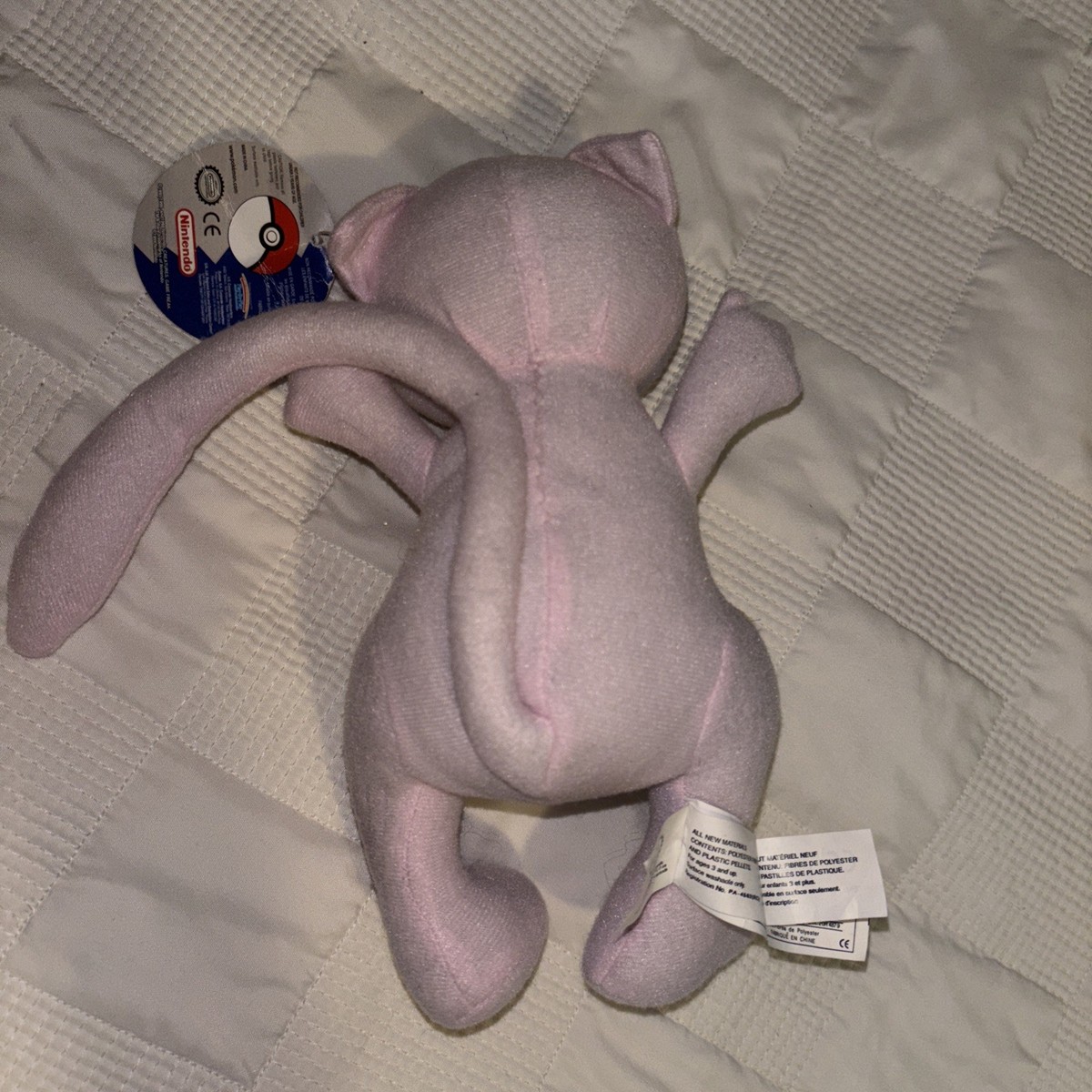 Pokemon plush Mew Vintage Play By Play Nintendo Pink Animal
