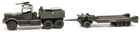 Artitec 6870280 Scale H0 US M19 Diamond T with Trailer HO 1:87 Prebuilt Resin