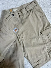 Carhartt Shorts Mens 42 Cargo Pockets Relaxed Fit Work Utility Casual Outdoors