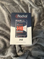 Radial Engineering J48 Active Direct Box 48V Phantom Powered Brand New In Box