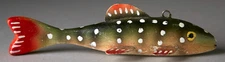 VINTAGE MINNESOTA ~ MR.ORPIN~ ICE FISH SPEARING DECOY~ FOLK ART FISHING LURE