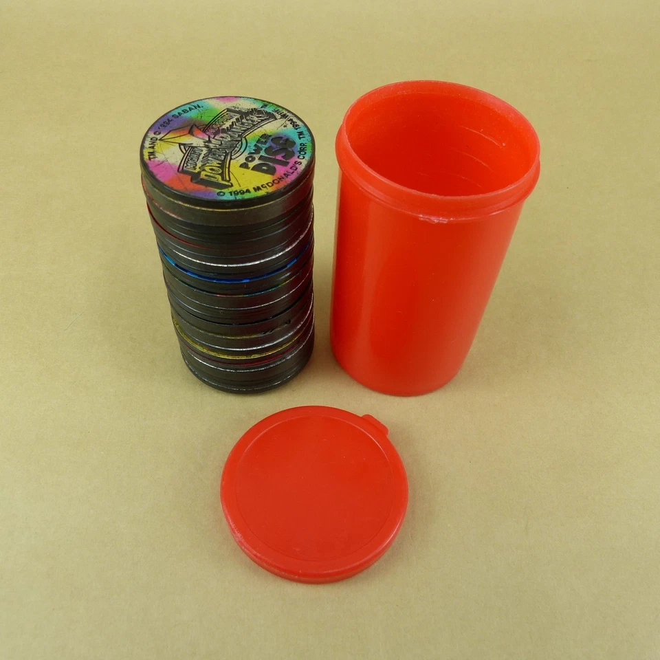 Lot of 25 Authentic POG Kini Slammers The World Pog Federation 1990s with Case - Image 2 of 2