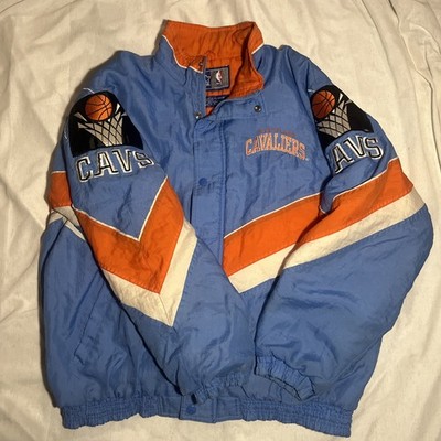 Starter Cleveland Cavaliers NBA Jacket Blue Orange White XL