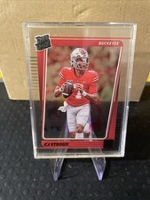 2023 Panini Chronicles Draft Picks Clearly Donruss #27 CJ Stroud Rated Rookie 