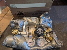 Air Systems International RG-3000, 3000 PSI regulator, 2 Fittings, Check Valve