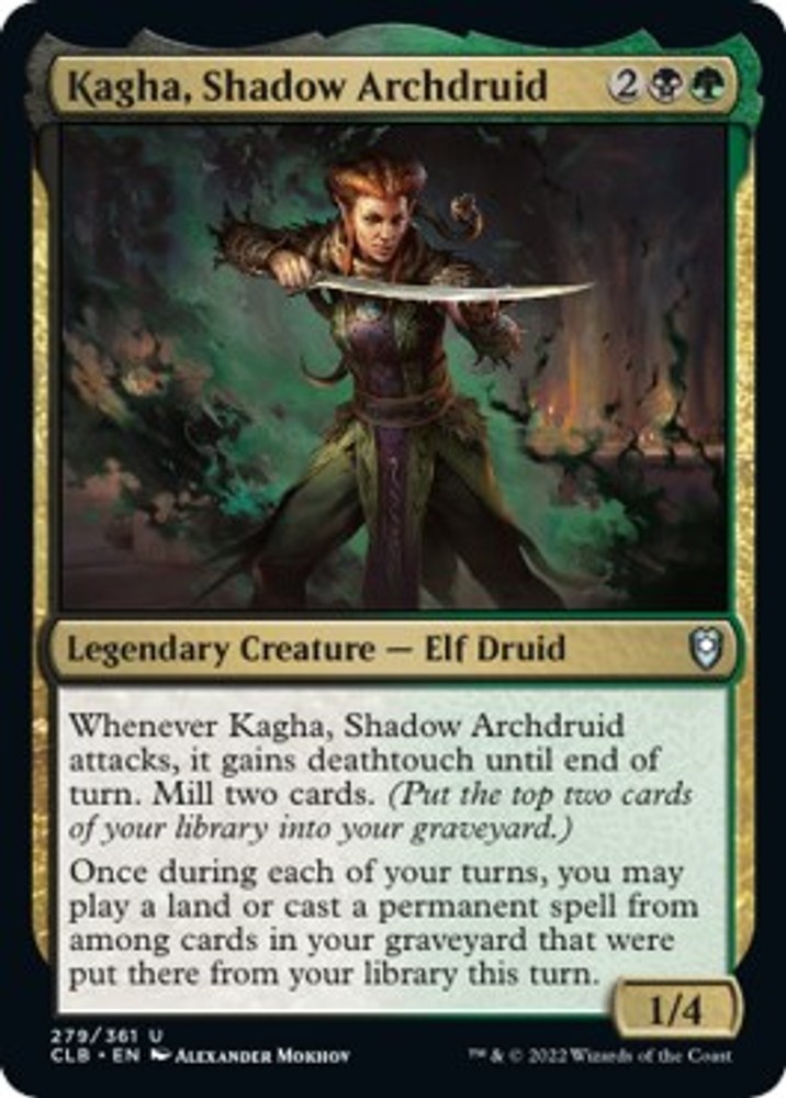 NM - Kagha, Shadow Archdruid [CLB - 279]