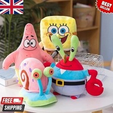 Spongebob Plush Toy Teddy Cartoon Gift Soft Stuffed Doll Patrick Star Kids Toys