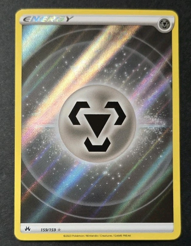 Pokemon Metal Energy 159/159 Crown Zenith Textured Full Art Holo Rare NM